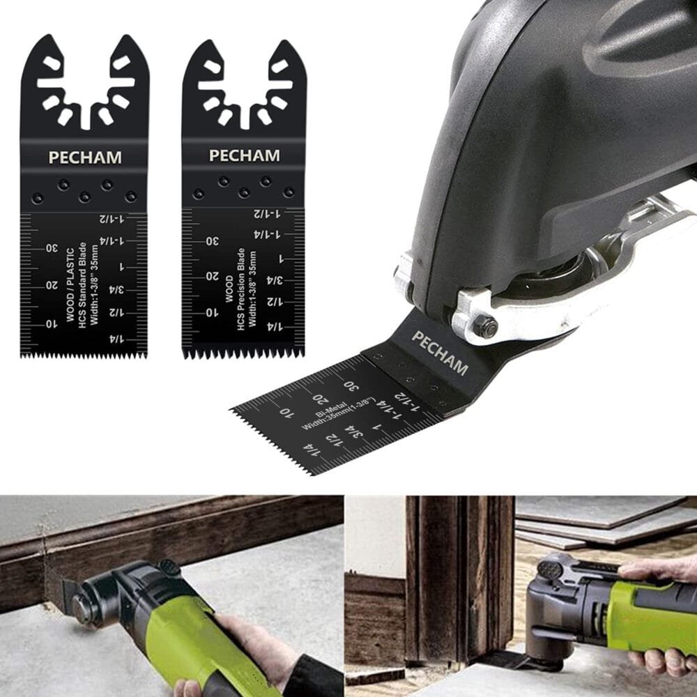 PECHAM 24PCS Oscillating tool Accessories Universal Wood Metal