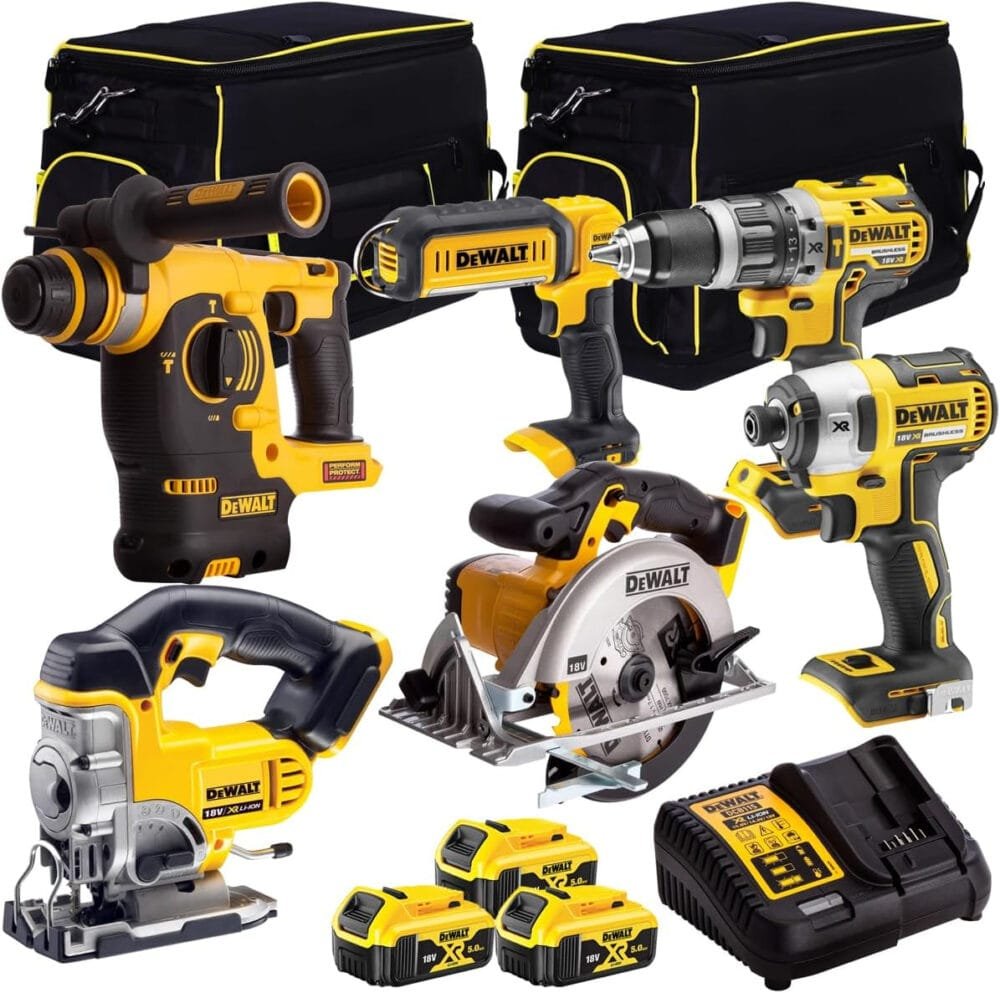Dewalt 18V DCK6990T4T 6 Piece Power Tool Kit with 3 x 4.0Ah Batteries