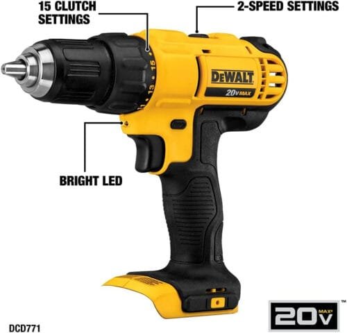 DEWALT 20V MAX Cordless Drill Combo Kit , 6-Tool (DCK661D1M1)