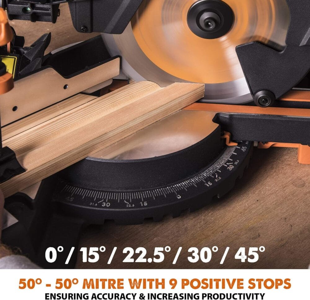 Evolution Power Tools R255SMS+ Compound Mitre Saw