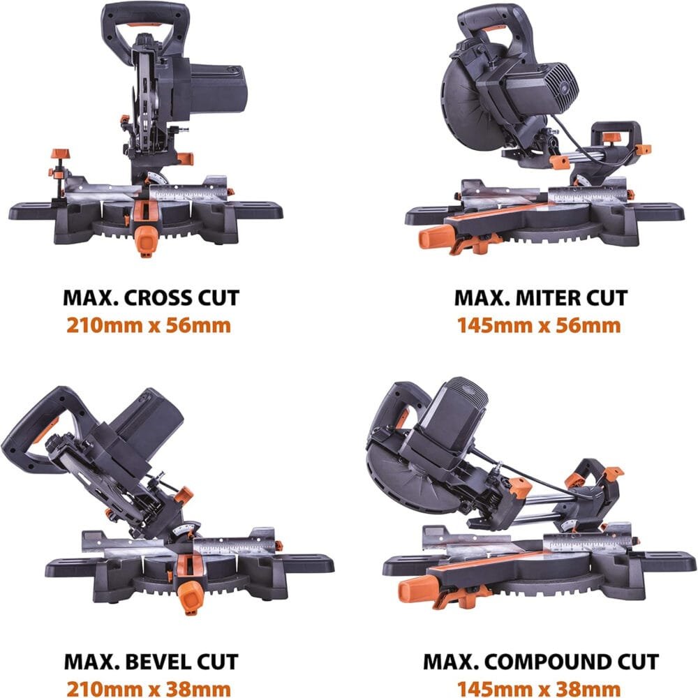 Evolution Power Tools R185SMS+ Compound Mitre Saw