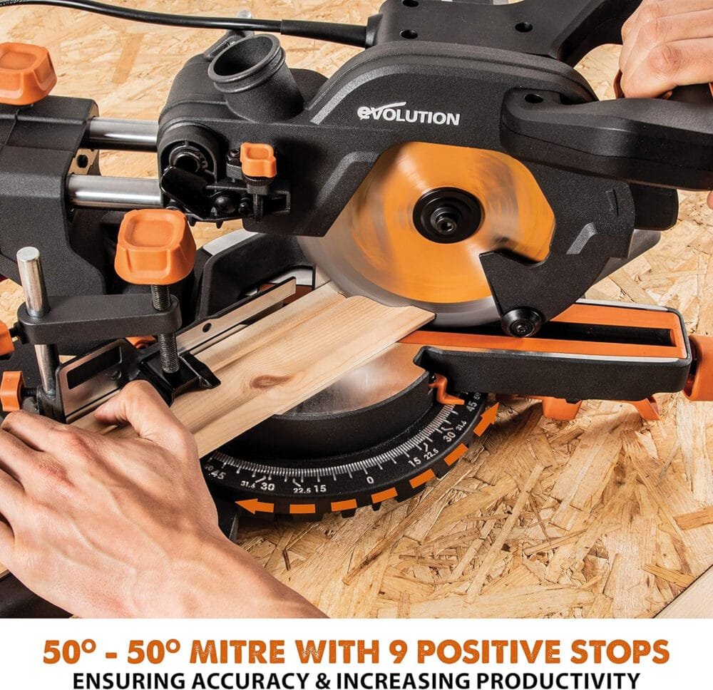 Evolution Power Tools R185SMS+ Compound Mitre Saw
