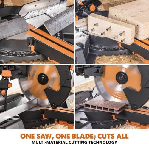Evolution Power Tools R255SMS-DB+ Double Bevel Sliding Mitre Saw
