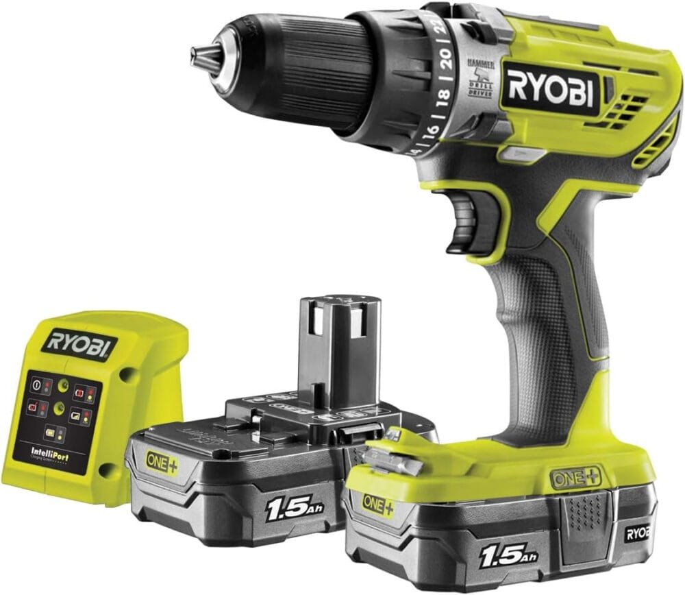 Ryobi R18PD3-215GZ 18 V ONE+ Cordless Combi Drill