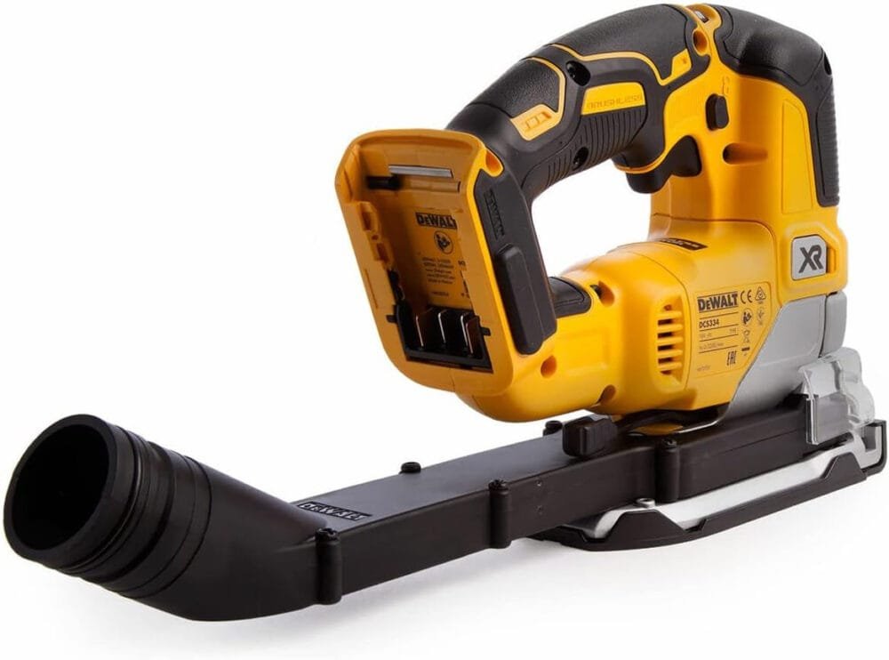 DeWalt DCS334N 18V Brushless Top Handle Jigsaw with 2 x 5.0Ah Battery