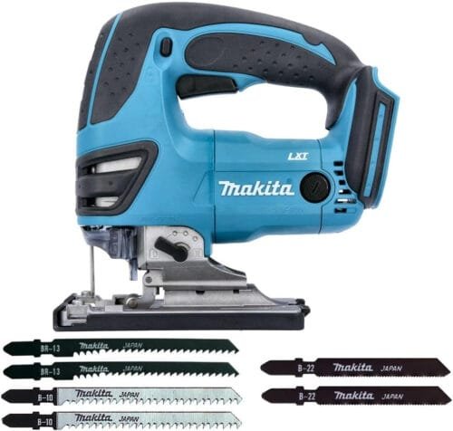 Makita DJV180ZX 18V LXT Cordless Top Handle Jigsaw with 6 Blades Set.