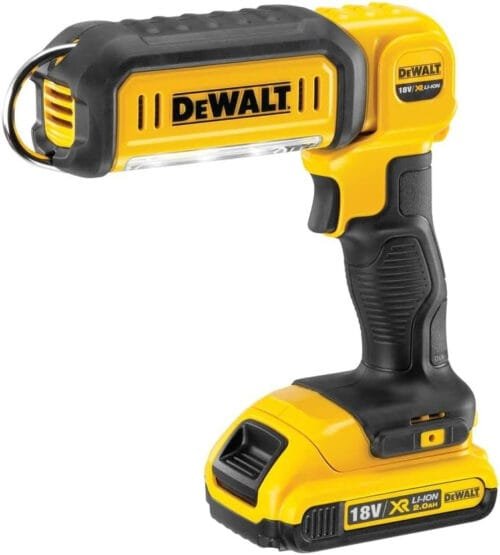 DEWALT DCS365N-XJ XR 184 mm Mitre Saw with XPS-Bare Unit, 590 W, 18 V, Yellow