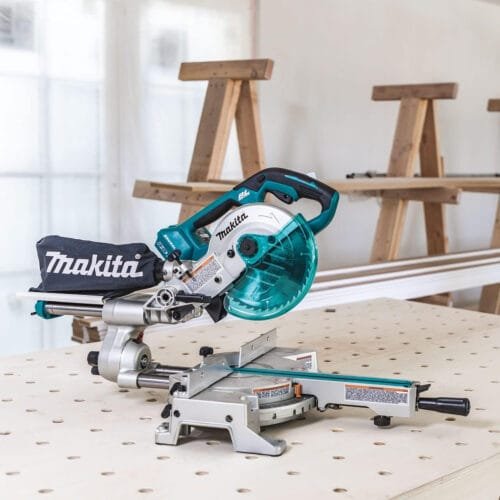 Makita DLS714Z (36V) Twin 18V Li-ion LXT Brushless 190mm Slide Compound Mitre Saw - Batteries and Charger Not Included