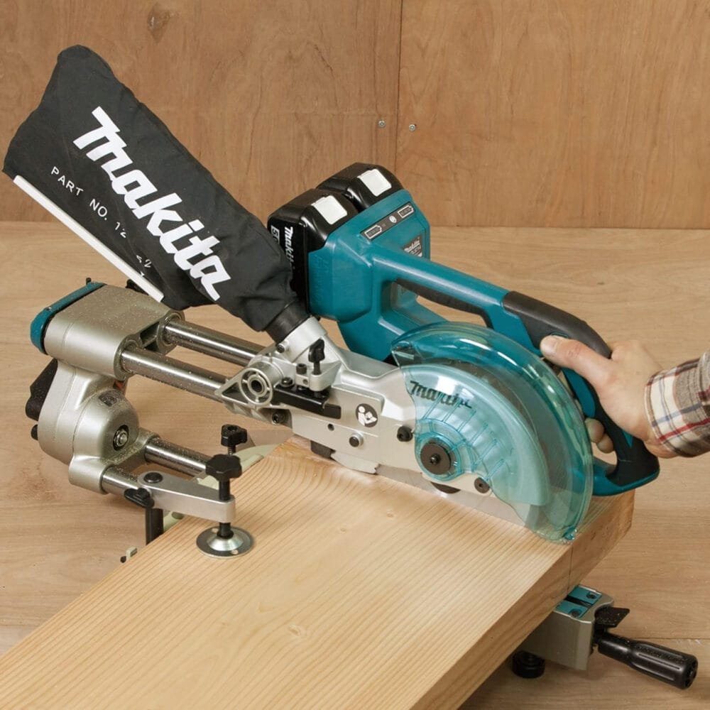 Makita DLS714Z (36V) Twin 18V Li-ion LXT Brushless 190mm Slide Compound Mitre Saw - Batteries and Charger Not Included