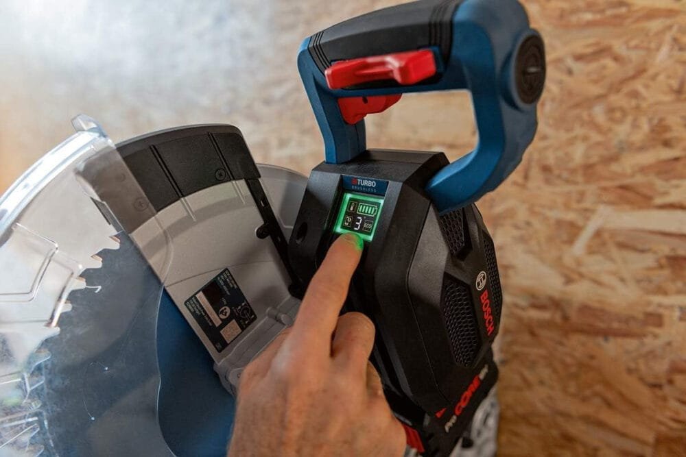 Bosch Professional BITURBO GCM 18V-305 GDC Cordless mitre Saw (incl. Saw Blade, connectivity Module, dust Bag, excl. Rechargeable Batteries and Charger