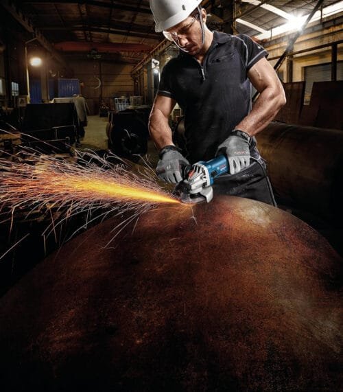 Bosch Professional Angle Grinder GWS 7-115 (110V, 720 W, disc Diameter 115 mm