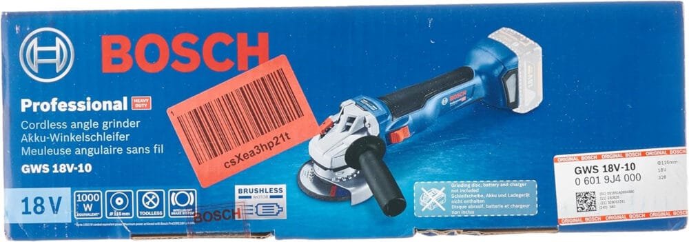 Bosch Professional 18V System angle grinder GWS 18V-10