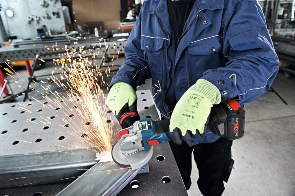 Bosch Professional GWX 18 V - 10 PSC Cordless Angle Grinder No Battery