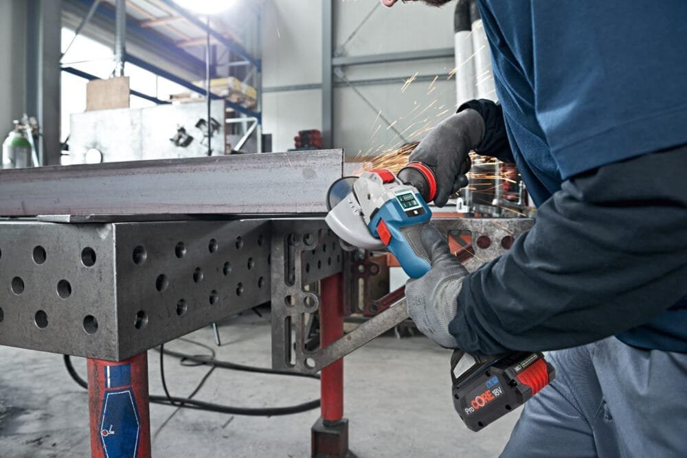 Bosch Professional GWX 18 V - 10 PSC Cordless Angle Grinder No Battery