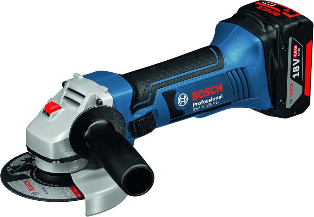 Bosch Professional 18V System GWS 18-125 V-LI Cordless Angle Grinder