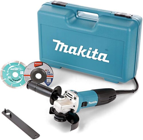 Makita GA4530RKD Angle Grinder Slide Switch, 115 mm, 720 W