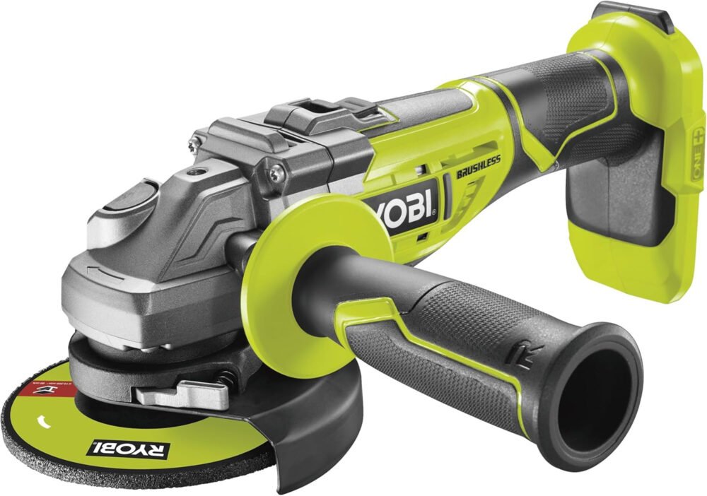 Ryobi R18AG7-0 18V ONE+ Cordless Brushless Angle Grinder (Body Only)