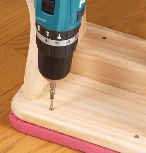Makita HP488DWAX4 18V G-Series Combi Drill Complete with 1 x 2.0 Ah Battery, Charger and 74 Piece Bit Set Supplied in a Toolchest