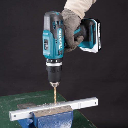 Makita HP488DWAX4 18V G-Series Combi Drill Complete with 1 x 2.0 Ah Battery, Charger and 74 Piece Bit Set Supplied in a Toolchest