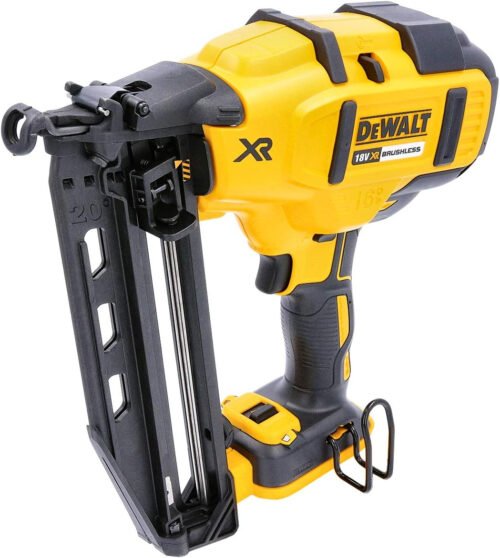 DeWalt DCN660N 18V XR Brushless 16g Angled Second Fix Nailer with 1 x 5.0Ah Battery