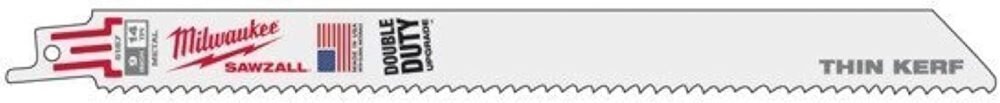 Milwaukee Reciprocating Saw Blade (5) 150 x 1.8 mm Metal, Multi, 150 mm 14 TPi (5) GIDDS2-2488077