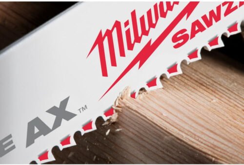 Milwaukee 48-00-5027 The AX 12-Inch, 5/8 TPI Super Sawzall Blade, 5-Pack, bi-metal