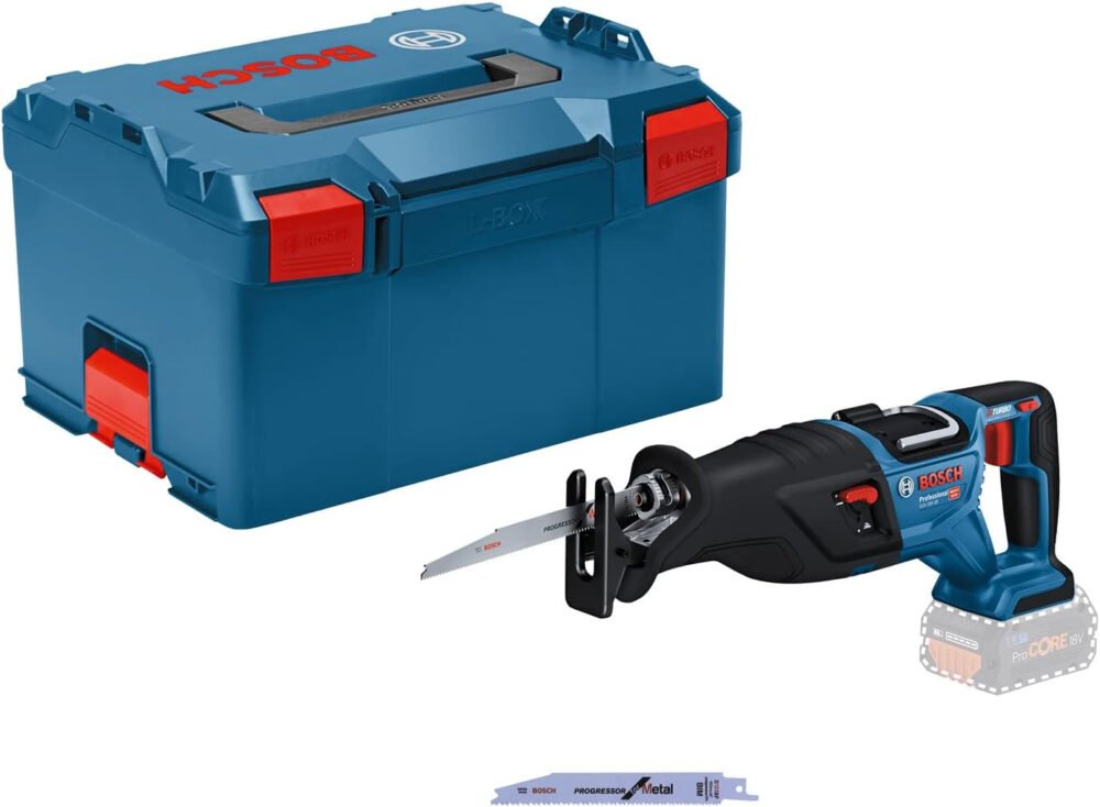 Bosch Professional BITURBO Cordless Reciprocating Saw GSA 18V-28 (Batteries and Charger not Included, in L-BOXX)