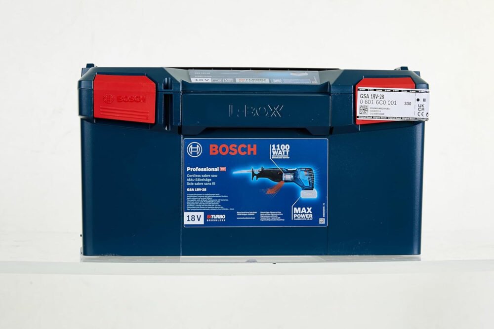 Bosch Professional BITURBO Cordless Reciprocating Saw GSA 18V-28 (Batteries and Charger not Included, in L-BOXX)