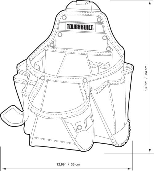 TOUGHBUILT TOU-CT-01 Contractor Pouch