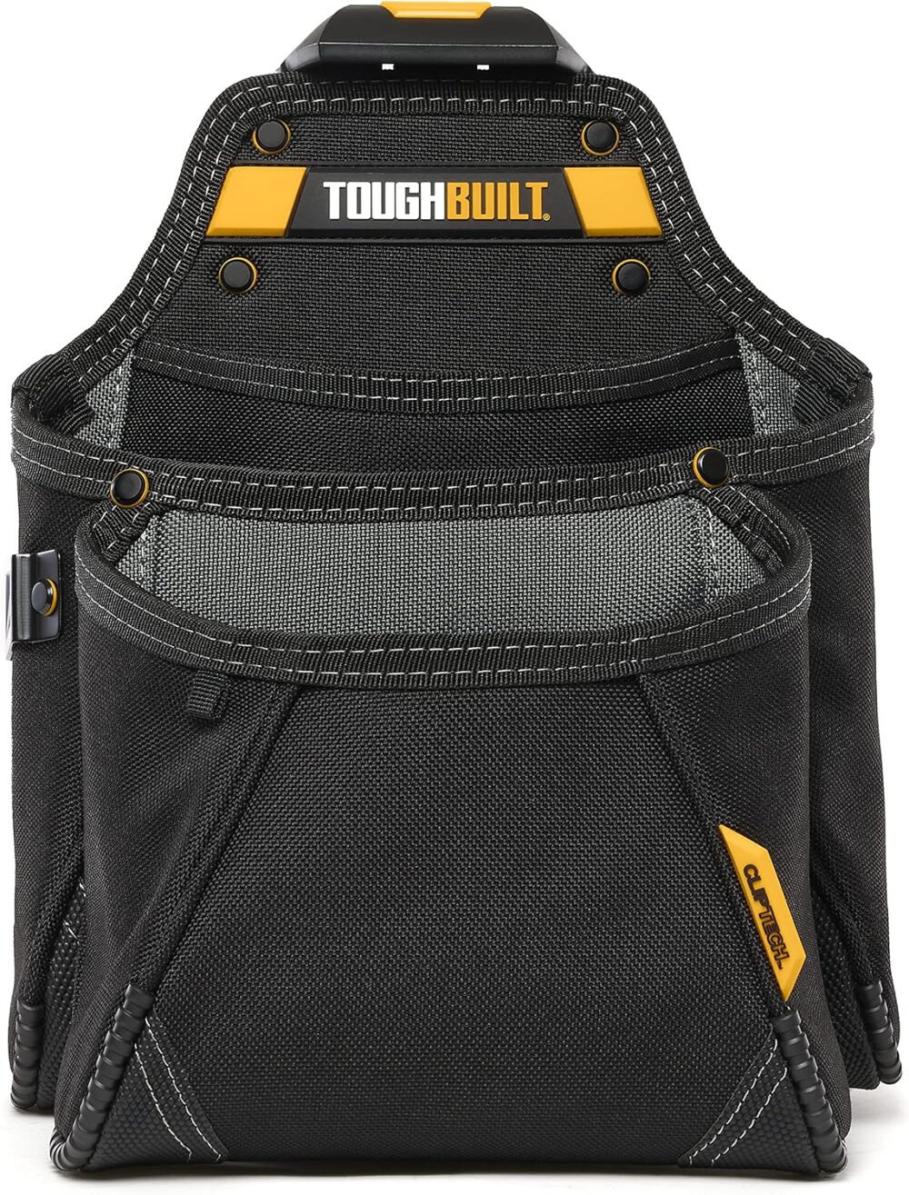 ToughBuilt - Multi-Pocket Organizer Tool Pouch - Heavy Duty, Deluxe Premium Quality, Durable - Patented ClipTech Hub & Work Belts