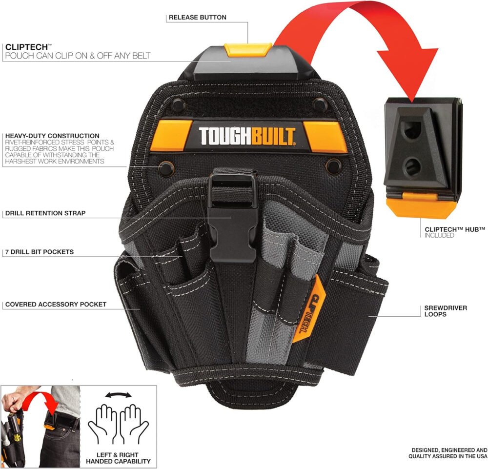 TOUGHBUILT TOU-CT-20-L Drill Holster Large