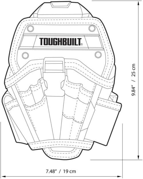 TOUGHBUILT TOU-CT-20-L Drill Holster Large