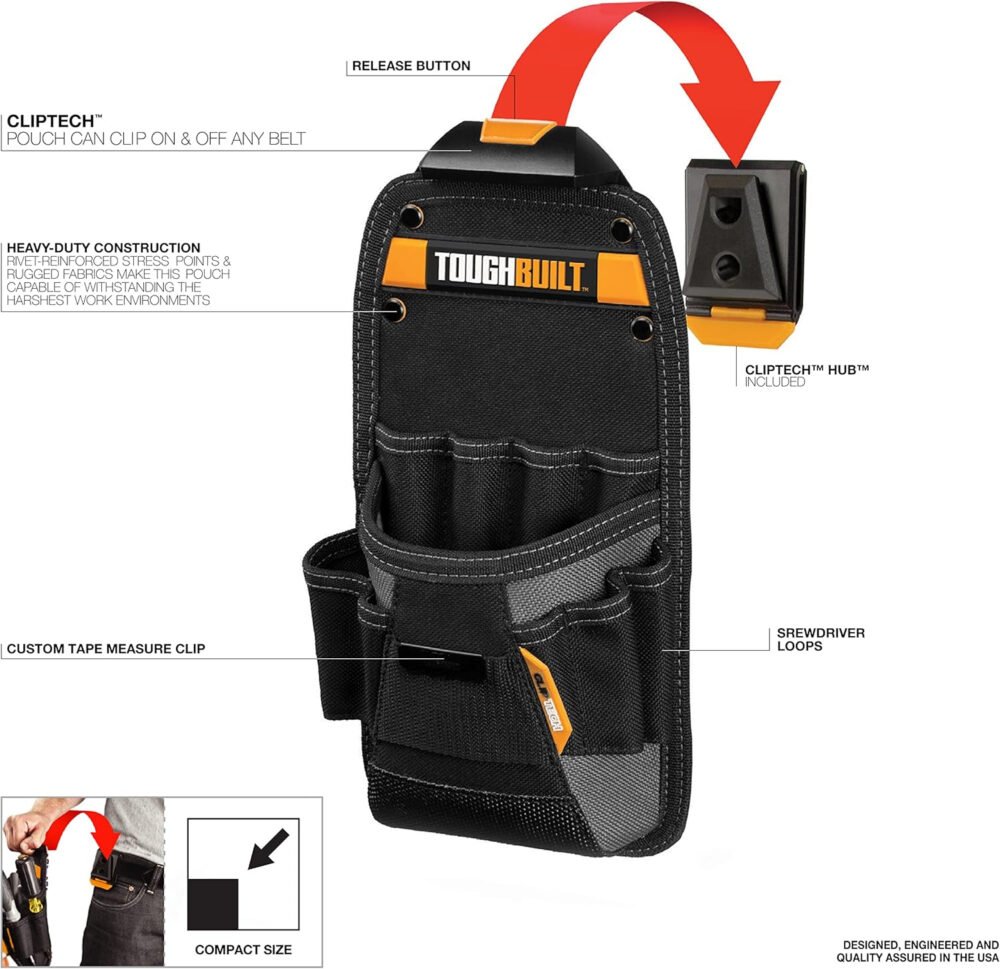 TOUGHBUILT TOU-CT-22 Technician Pouch