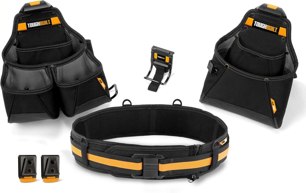 TOUGHBUILT TOU-CT-102-4 Builder Tool Belt Set (4-Piece)