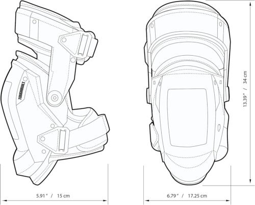 ToughBuilt - Gelfit Thigh Support Stabilization Knee Pads - (TB-KP-G3R)