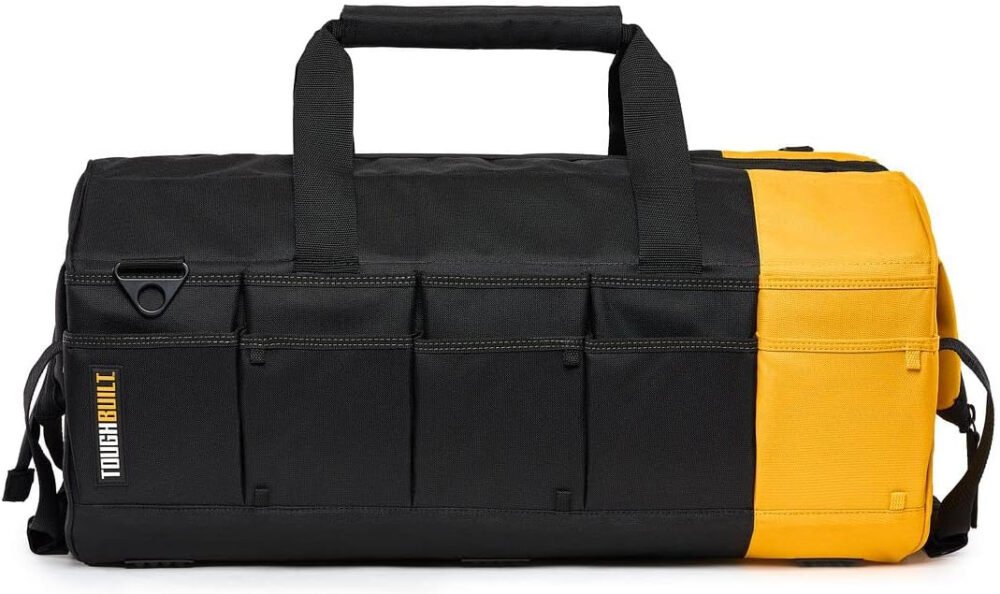 ToughBuilt - 26" Massive Mouth Tool Bag | 62 Pockets & Loops, Extreme Large Capacity