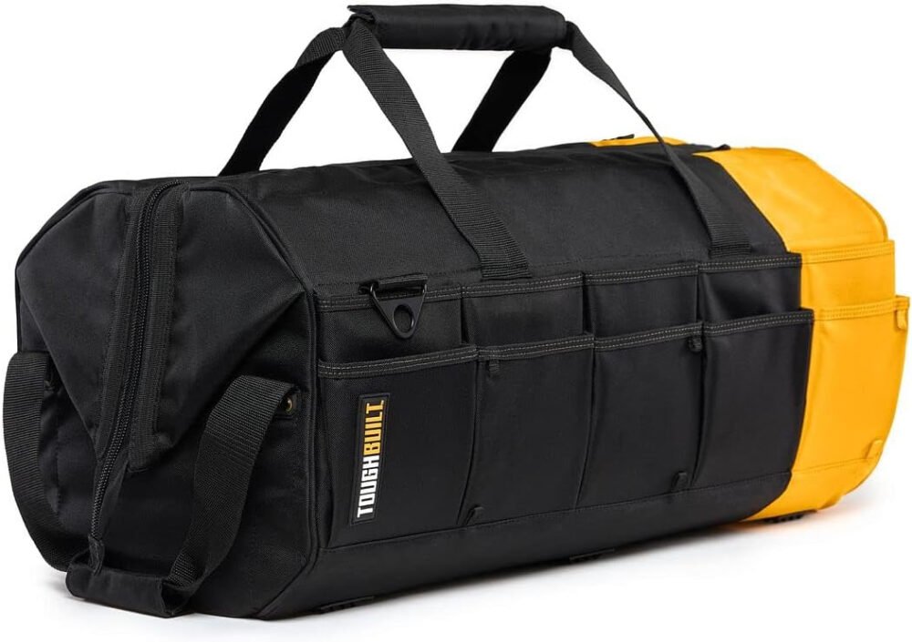 ToughBuilt - 26" Massive Mouth Tool Bag | 62 Pockets & Loops, Extreme Large Capacity