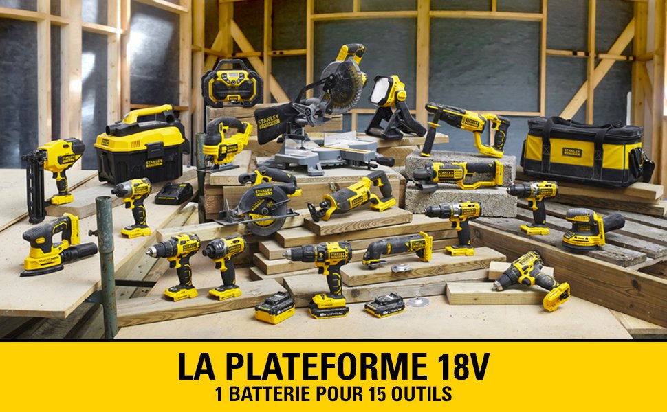 18 V platform fatmax range.