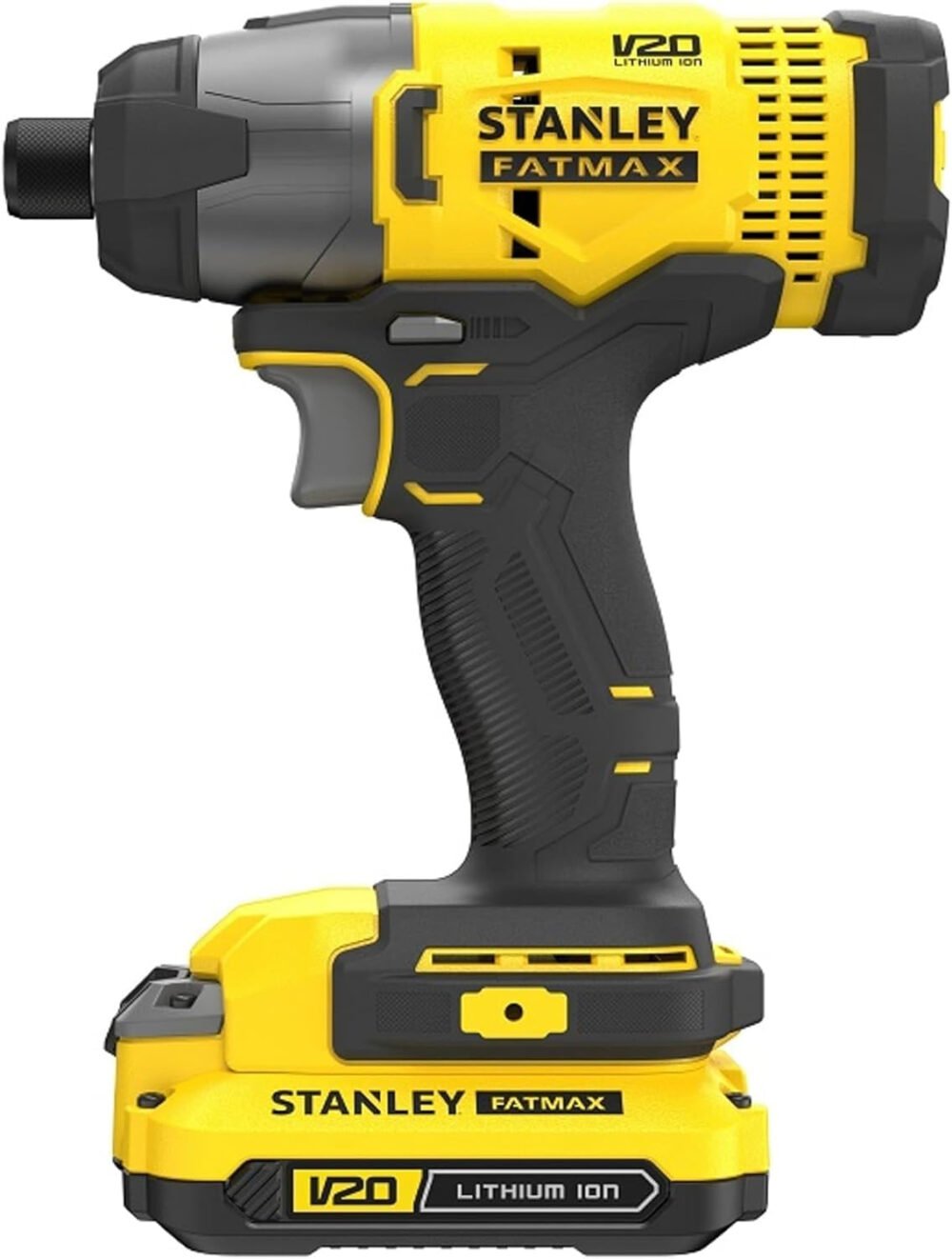 STANLEY FATMAX SFMCK469M2-QW Combination Kit V20 18 V Consisting of Hammer Drill, Hand Circular Saw, Angle Grinder, Impact Driver, Charger and 2 x 4.0Ah Batteries