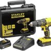 18v CORDLESS LITHIUM STANLEY FATMAX COMBINATION HAMMER/DRILL DRIVER