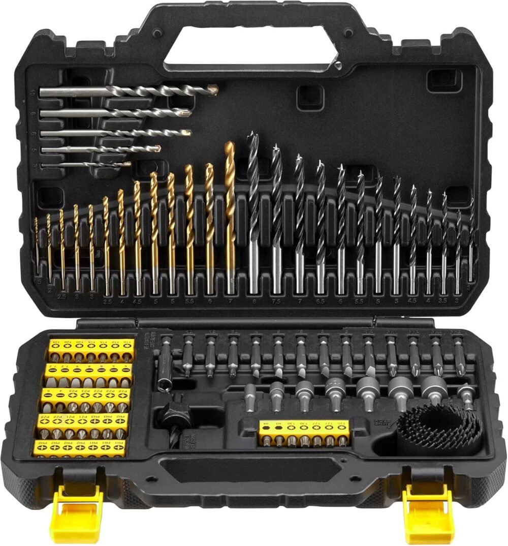 STANLEY STA88548-XJ Wooden, Metal & Masonry Drill Bit Set - Stanley and Stanley Fatmax Quality Levels Available