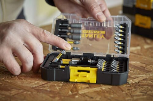 STANLEY FATMAX Torsion Screwdriver Drilling Bit Set Includes a Small ToughCase and Shaker Box Compatible with Pro-Stack and TSTAK (32 Pieces) STA88557