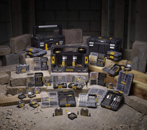 STANLEY FATMAX Torsion Screwdriver Drilling Bit Set Includes a Small ToughCase and Shaker Box Compatible with Pro-Stack and TSTAK (32 Pieces) STA88557