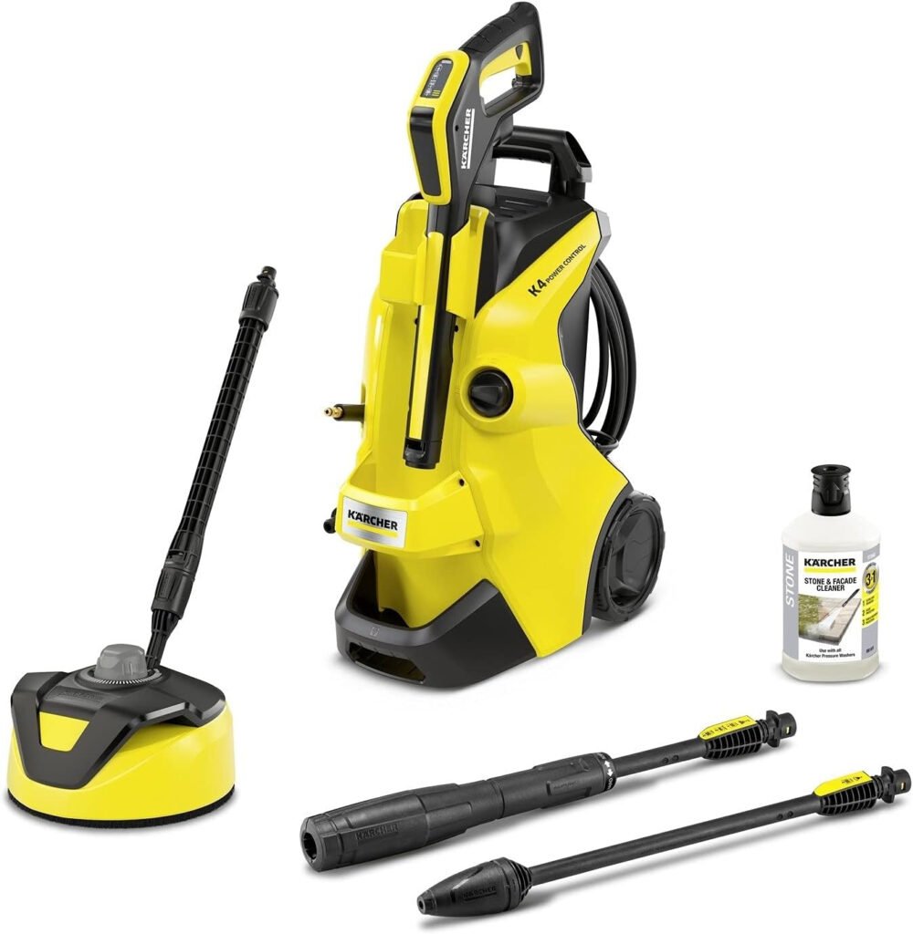 Kärcher K 4 Power Control Car & Home Pressure Washer, Pressure: max 130 bar