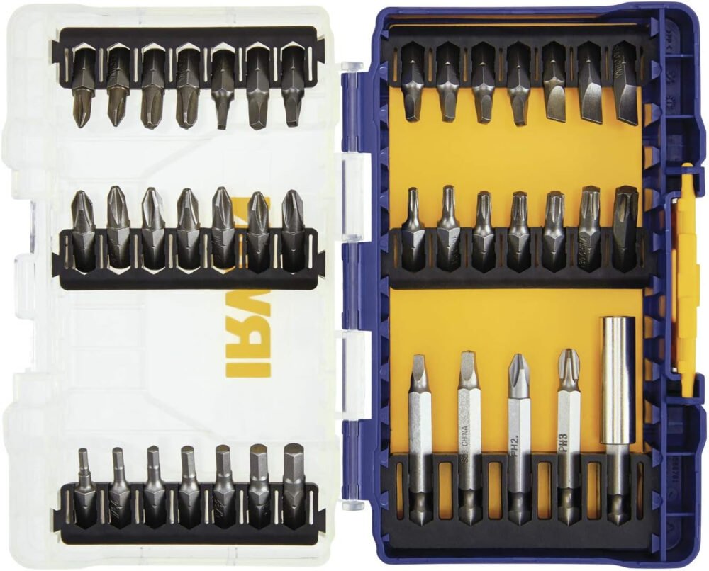 Irwin Tools IRWIN Screwdriver Bit Set, 24-Piece (IWAF1224)
